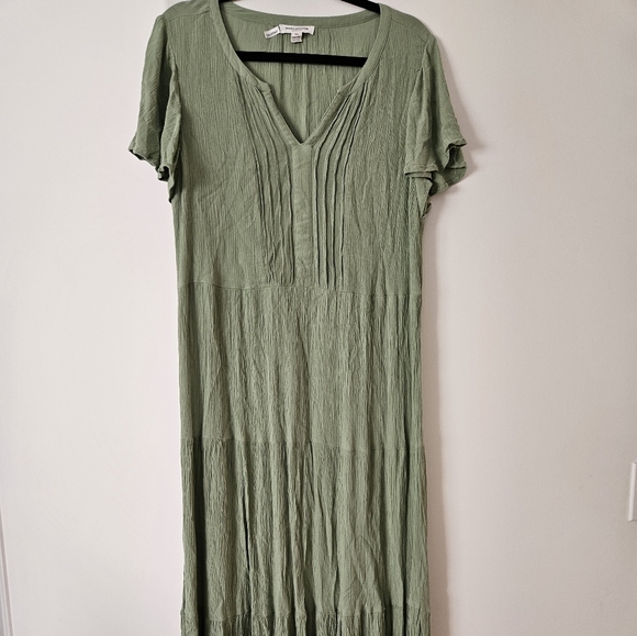 Beachlunchlounge Green Maxi Dress Elegant Design - Picture 1 of 4
